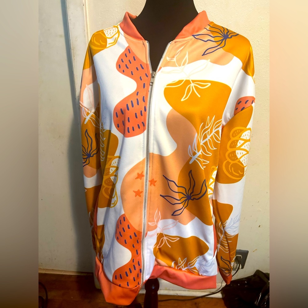 Comfortable Zip Front Jacket